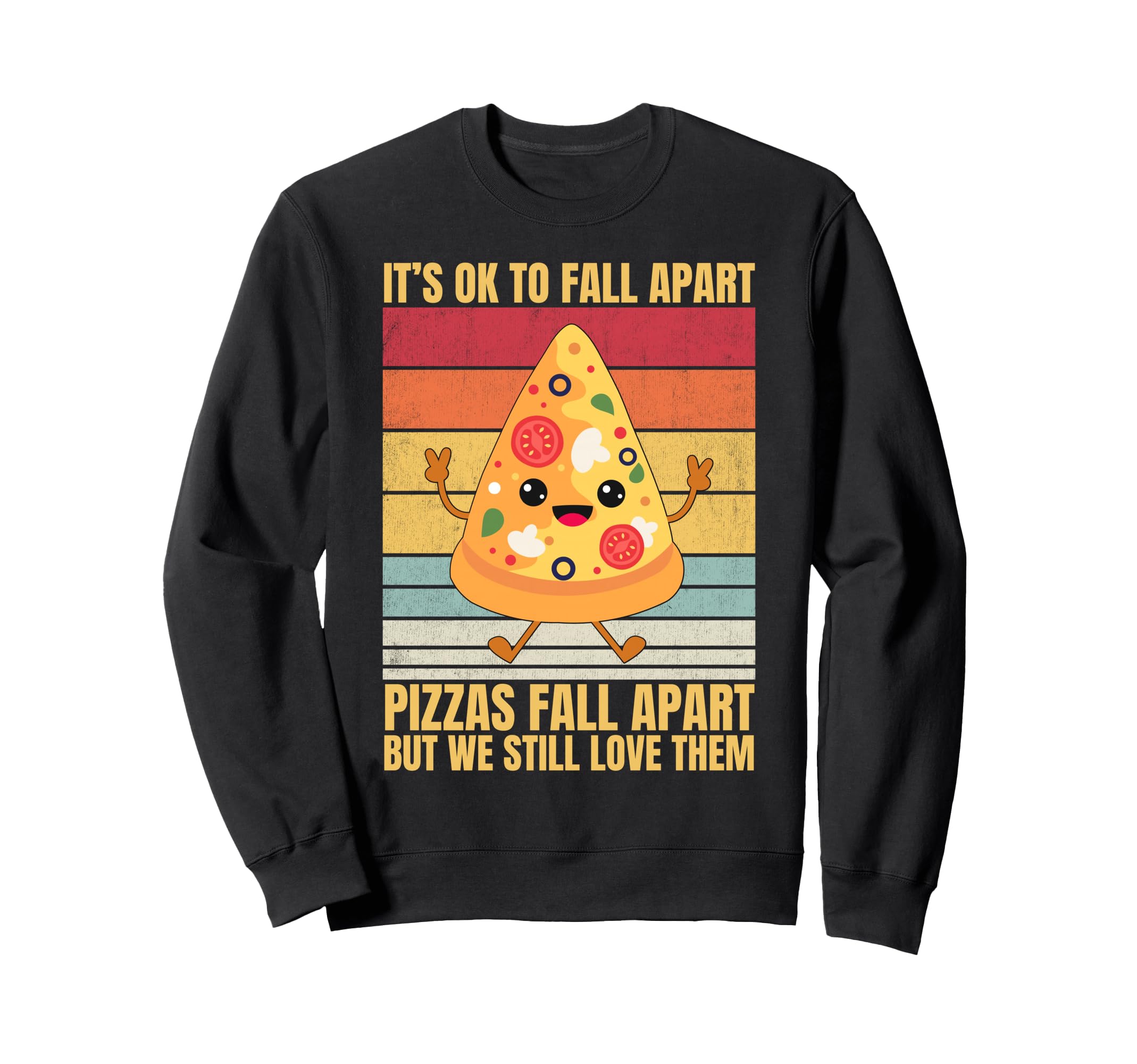 Funny Mental Health Its Ok To Fall Sweatshirt - Fun Novelty Design Unisex - T-Shirt, Sweatshirt, Hoodie