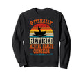 Fishing Ofishally Retired Mental Sweatshirt - Custom Art Print Men Women - T-Shirt, Sweatshirt, Hoodie