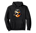 Stylish Sunglasses Portrait Hoodie - Fun Novelty Design Men Women - T-Shirt, Sweatshirt, Hoodie