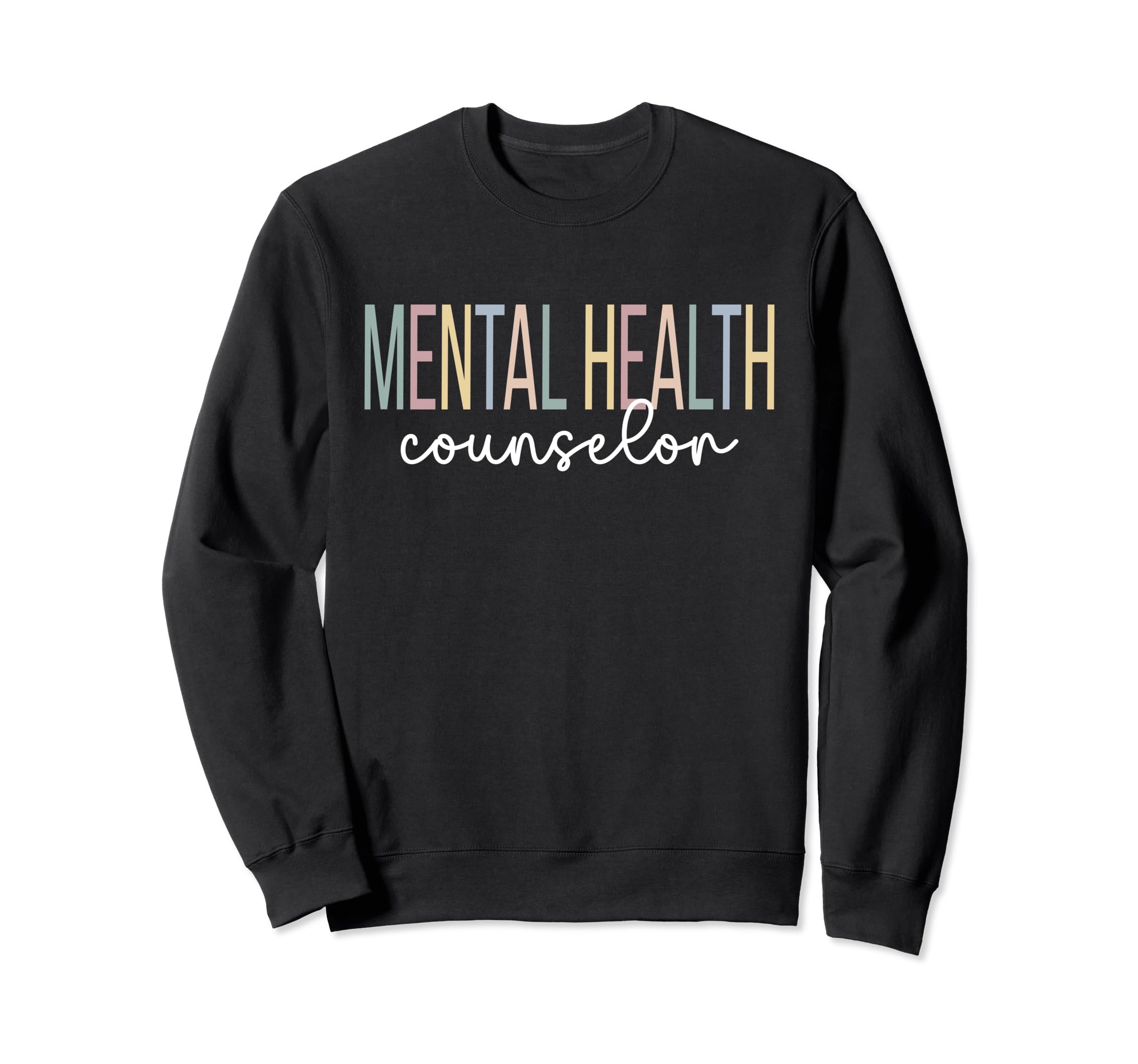 Mental Health Counselor Boho Mental Sweatshirt - Graphic Print Unisex - T-Shirt, Sweatshirt, Hoodie