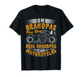 Funny Real Grandpas Ride Motorcycle Dirty T-Shirt - Graphic Print Unisex - T-Shirt, Sweatshirt, Hoodie