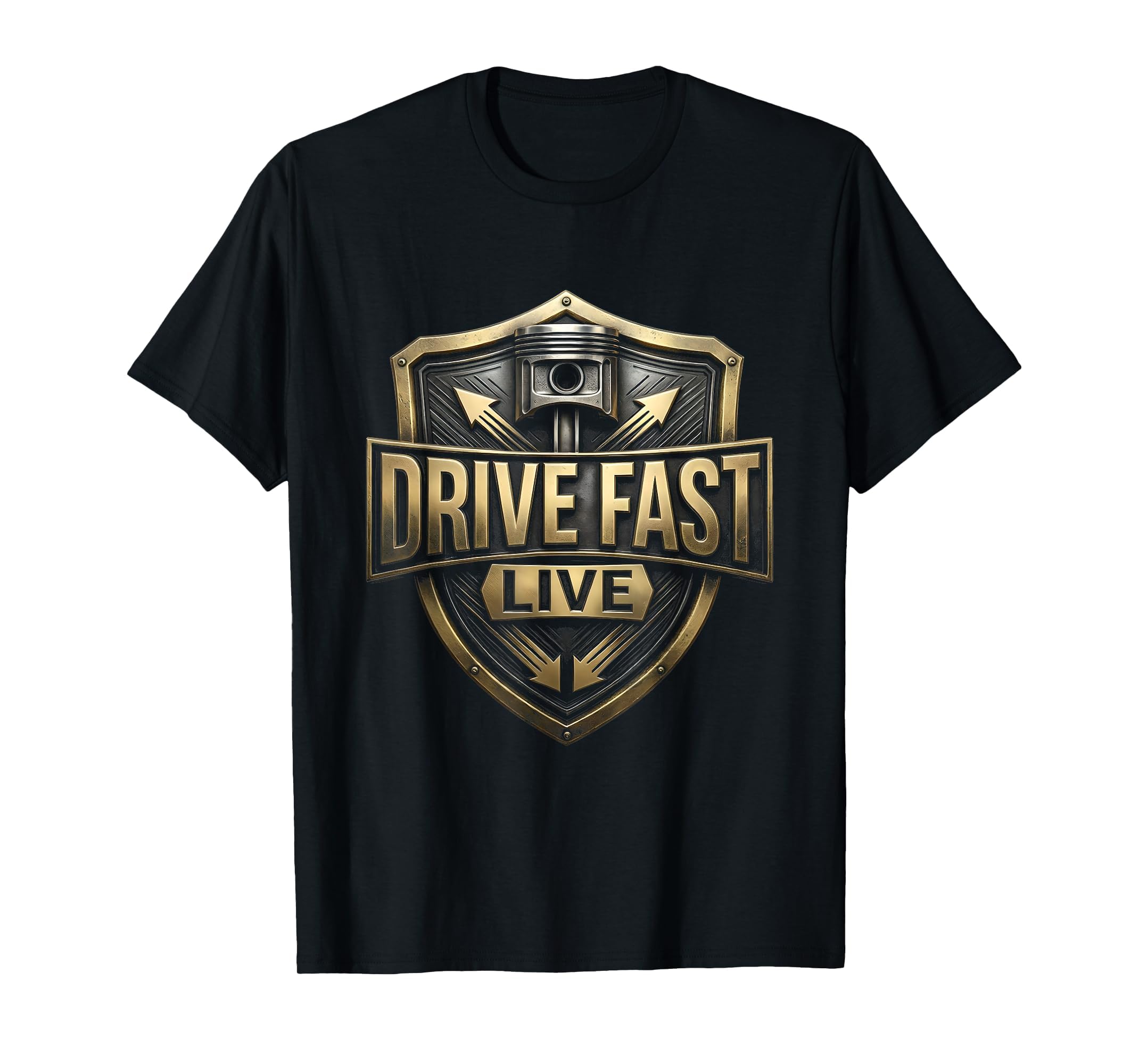Drive Fast Live Bold Car Enthusiast T-Shirt - Novelty Apparel Unisex - T-Shirt, Sweatshirt, Hoodie
