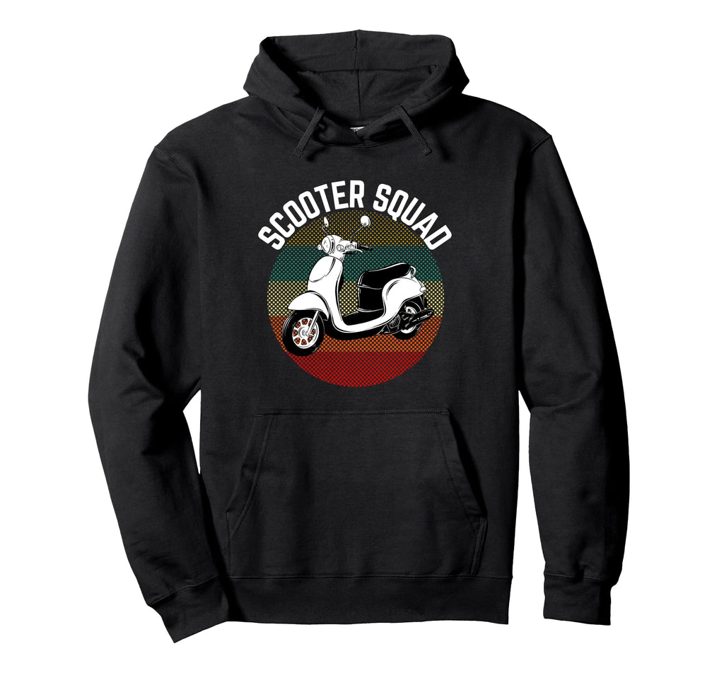 Scooter Squad Moped Motorcycle Gear 2 Hoodie - Novelty Apparel Men Women - T-Shirt, Sweatshirt, Hoodie