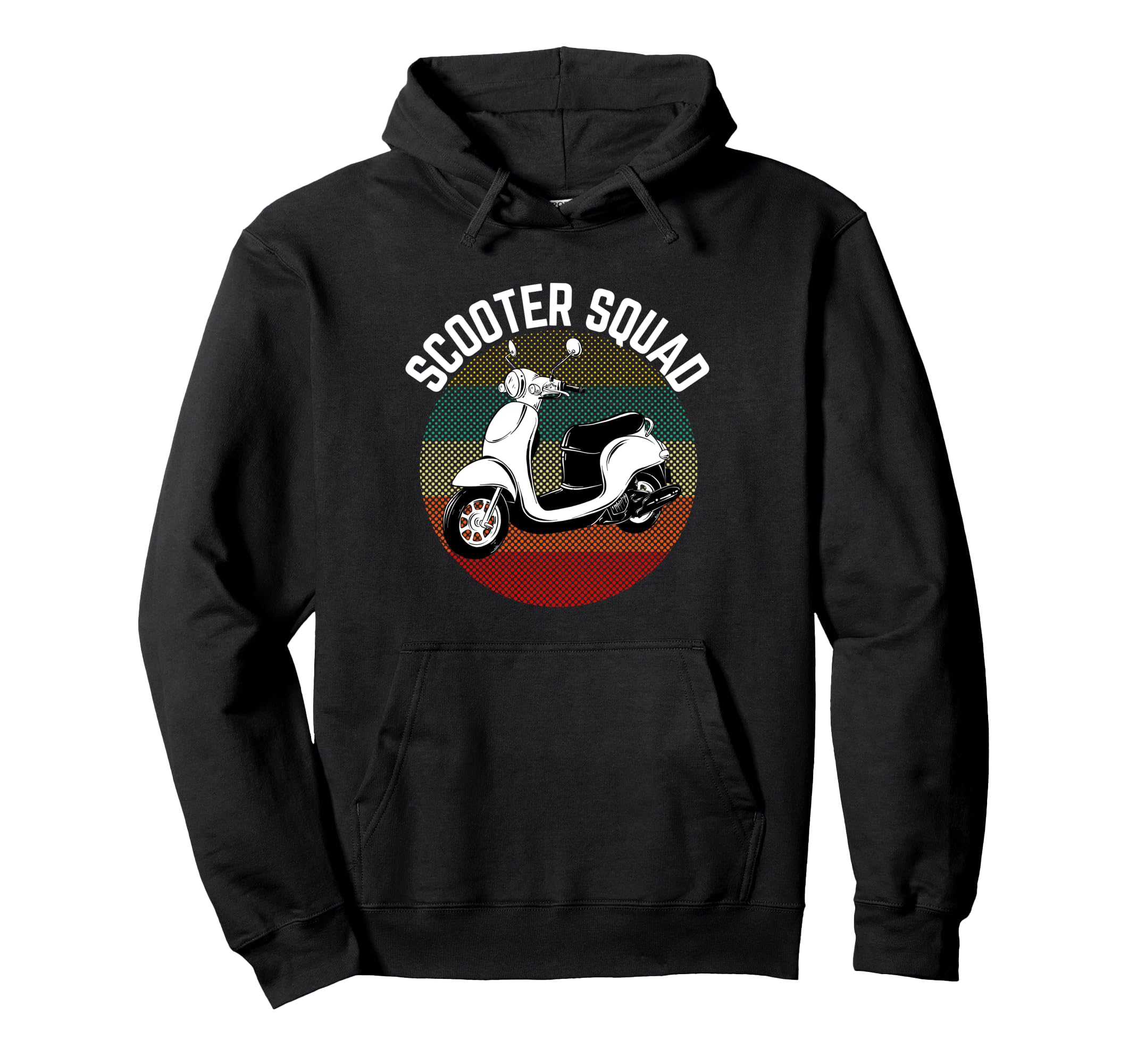Scooter Squad Moped Motorcycle Gear 2 Hoodie - Novelty Apparel Men Women - T-Shirt, Sweatshirt, Hoodie
