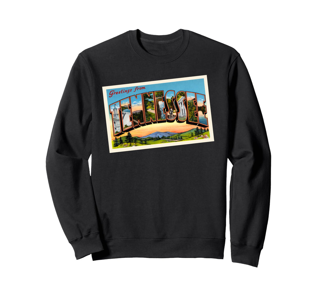 Tennessee Travel Postcard Tpa Sweatshirt - Novelty Apparel Men Women - T-Shirt, Sweatshirt, Hoodie
