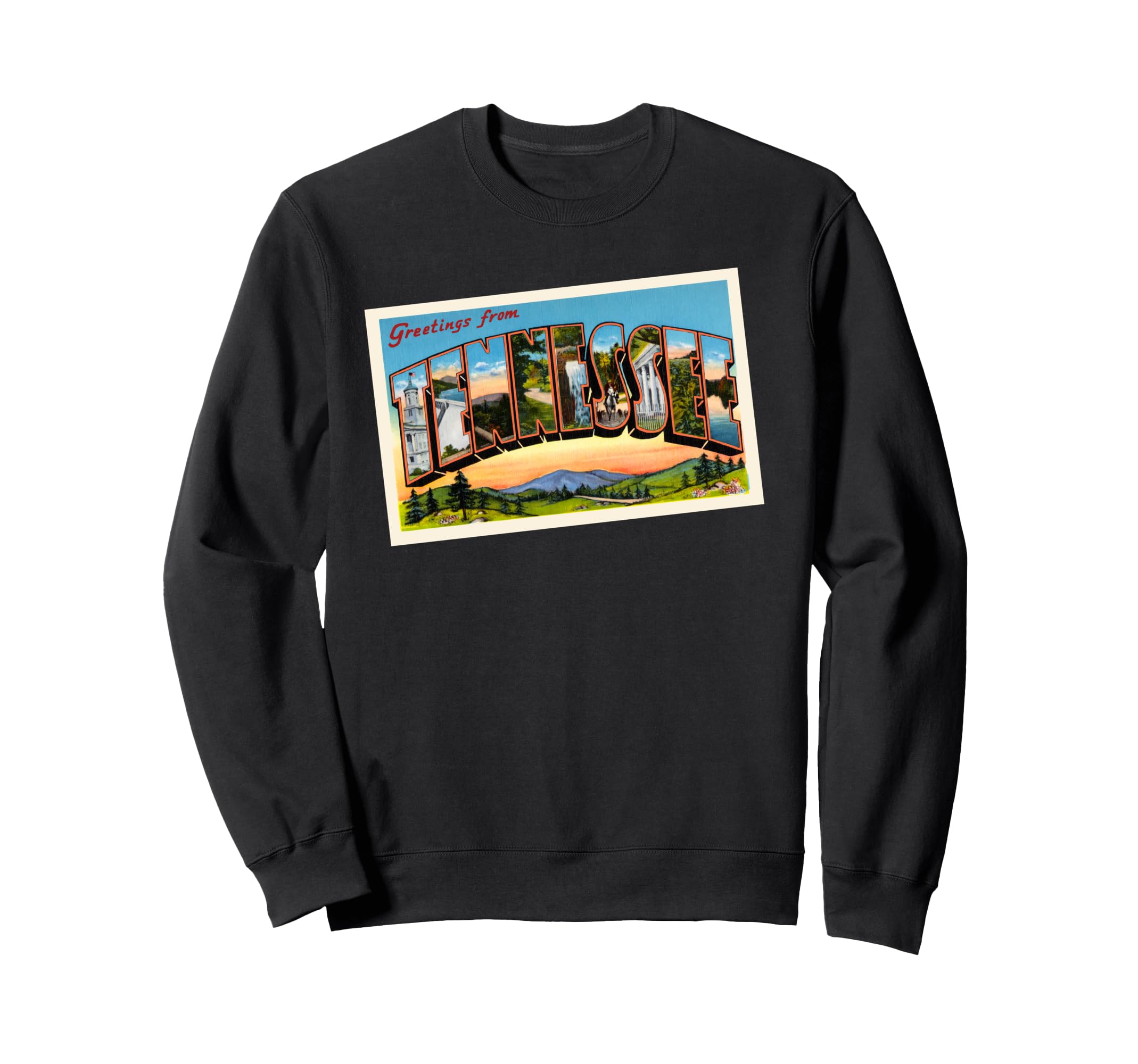 Tennessee Travel Postcard Tpa Sweatshirt - Novelty Apparel Men Women - T-Shirt, Sweatshirt, Hoodie
