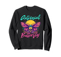 Antisocial Butterfly Gift Sweatshirt - Aesthetic Graphic Unisex - T-Shirt, Sweatshirt, Hoodie