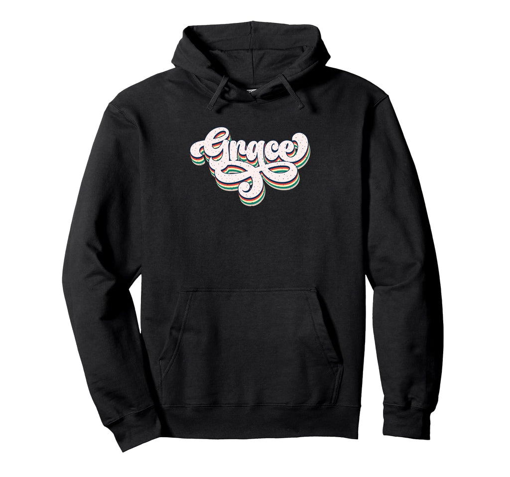 Graceful Typography Charm Hoodie - Streetwear Style for Adults - T-Shirt, Sweatshirt, Hoodie