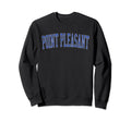 Point Pleasant Nj Distressed Blue Sweatshirt - Novelty Apparel Unisex - T-Shirt, Sweatshirt, Hoodie