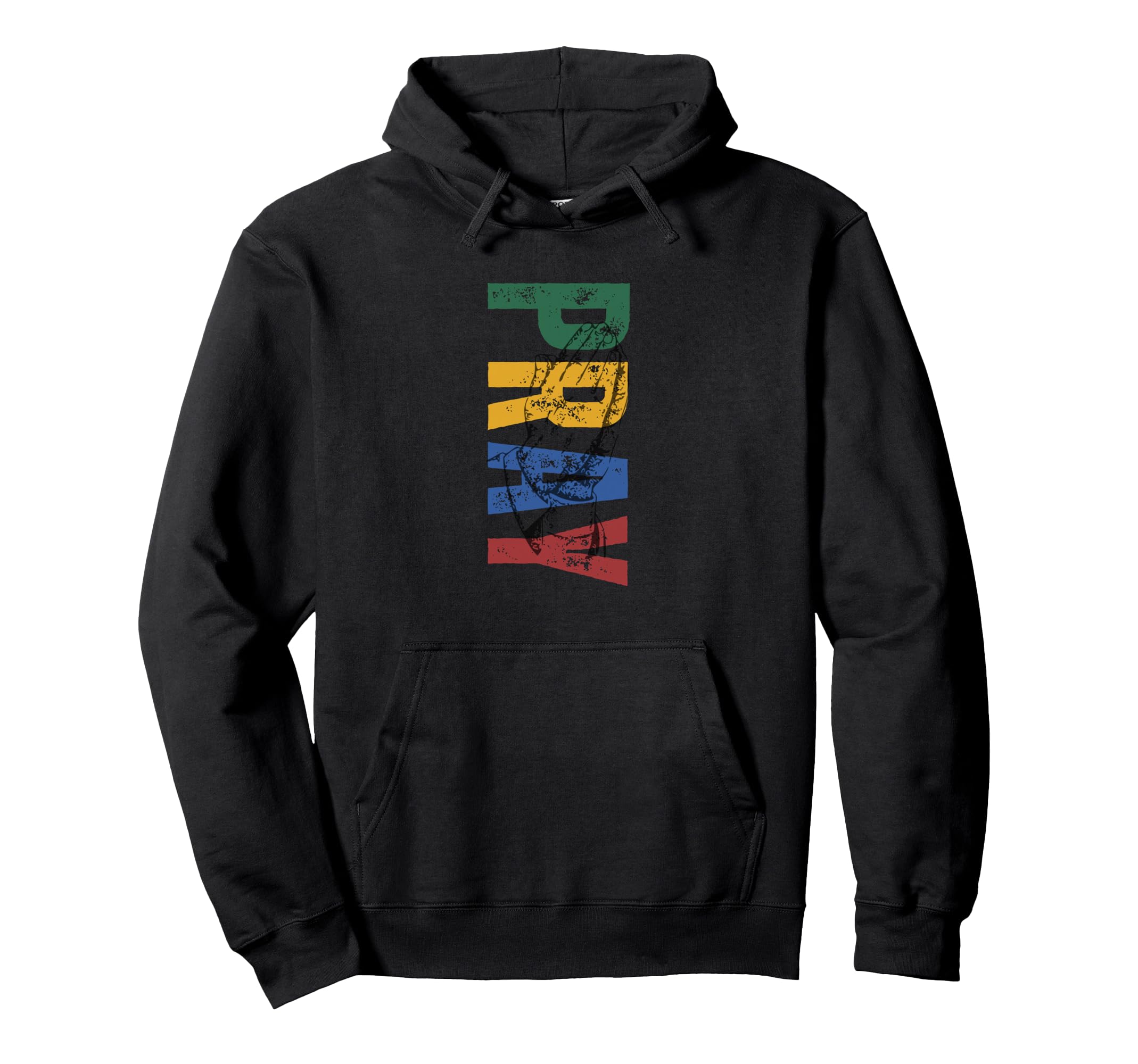 Primary Pray Christian Distressed Block Hoodie - Aesthetic Graphic Unisex - T-Shirt, Sweatshirt, Hoodie