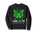 I Wear Green Mental Health Sweatshirt - Custom Art Print for Adults - T-Shirt, Sweatshirt, Hoodie