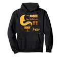 Jazz Music Hoodie - Graphic Print Unisex - T-Shirt, Sweatshirt, Hoodie