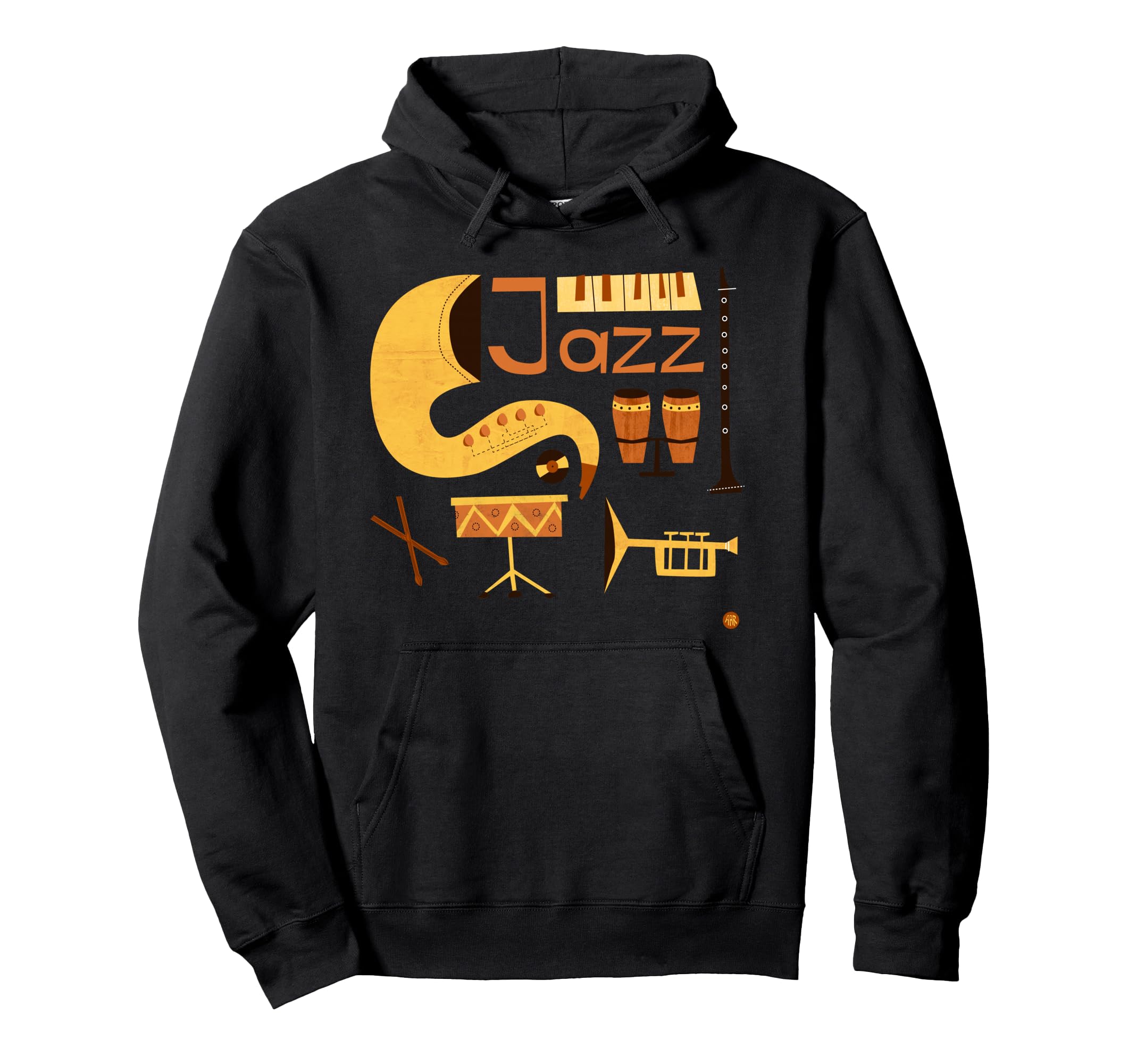 Jazz Music Hoodie - Graphic Print Unisex - T-Shirt, Sweatshirt, Hoodie