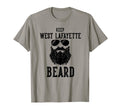 Keep West Lafayette Indiana Beard T-Shirt - Unique Graphic for Adults - T-Shirt, Sweatshirt, Hoodie