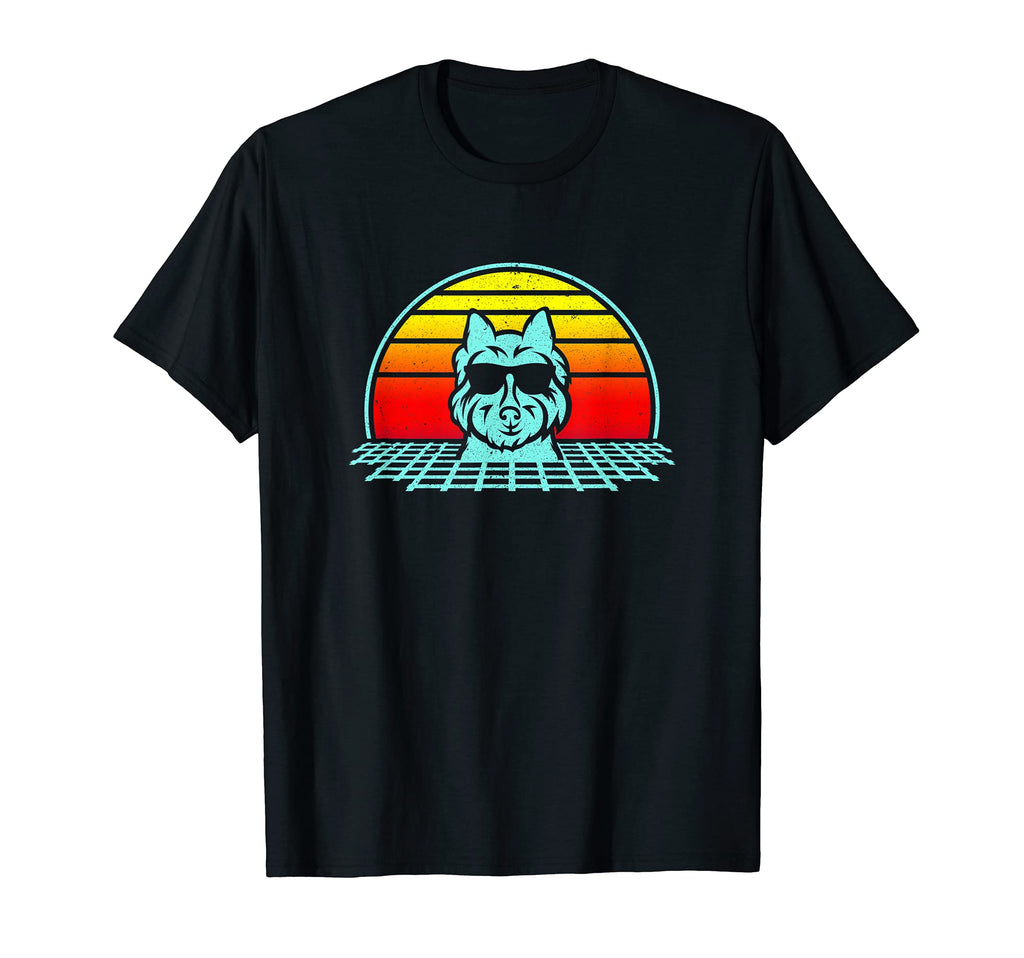 West Highland Terrier Rottweiler 80S T-Shirt - Aesthetic Graphic Men Women - T-Shirt, Sweatshirt, Hoodie
