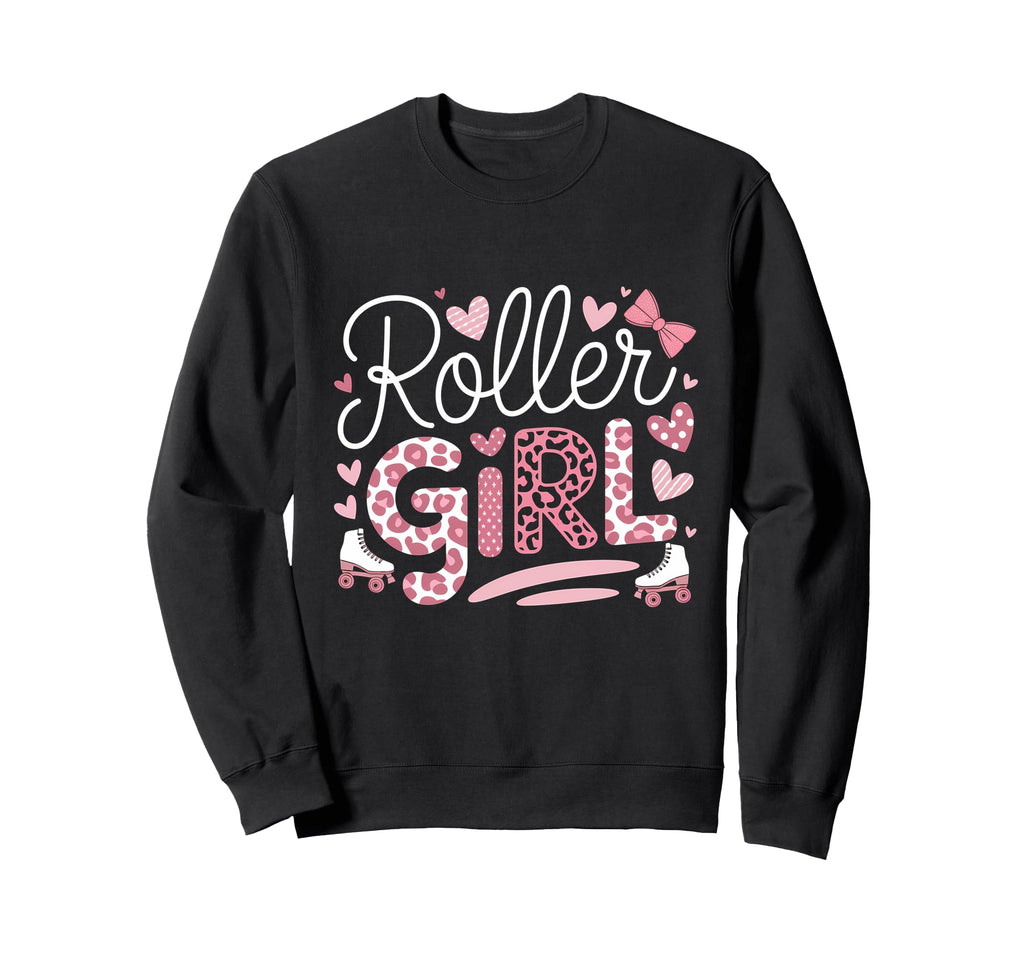 Roller Skater 80S Roller Skates Sweatshirt - Casual Everyday Wear Unisex - T-Shirt, Sweatshirt, Hoodie