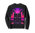 Vaporwave Stereo Speakers 80S Sweatshirt - Graphic Print Men Women - T-Shirt, Sweatshirt, Hoodie