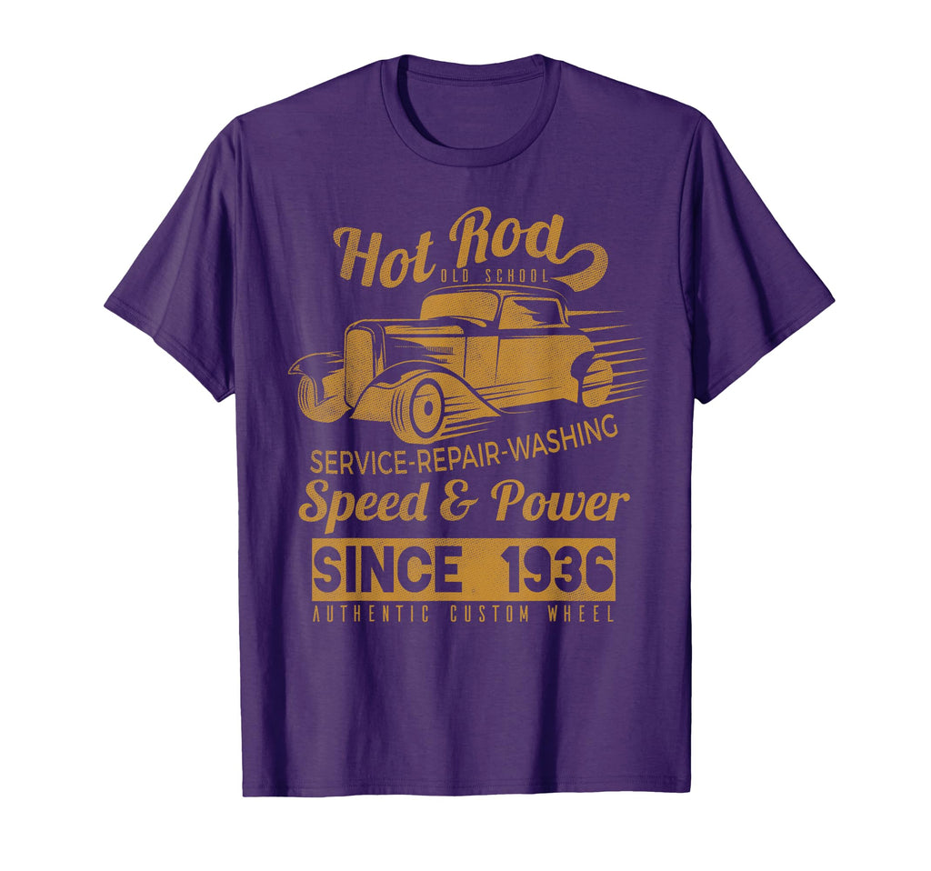 Hot Rod Oldschool Racing Car T-Shirt - Fun Novelty Design for Adults - T-Shirt, Sweatshirt, Hoodie