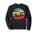 Hiking Backpacker Sunset Sweatshirt - Aesthetic Graphic for Adults - T-Shirt, Sweatshirt, Hoodie