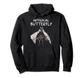 Mothman Antisocial Butterfly Introvert Hoodie - Novelty Apparel for Adults - T-Shirt, Sweatshirt, Hoodie
