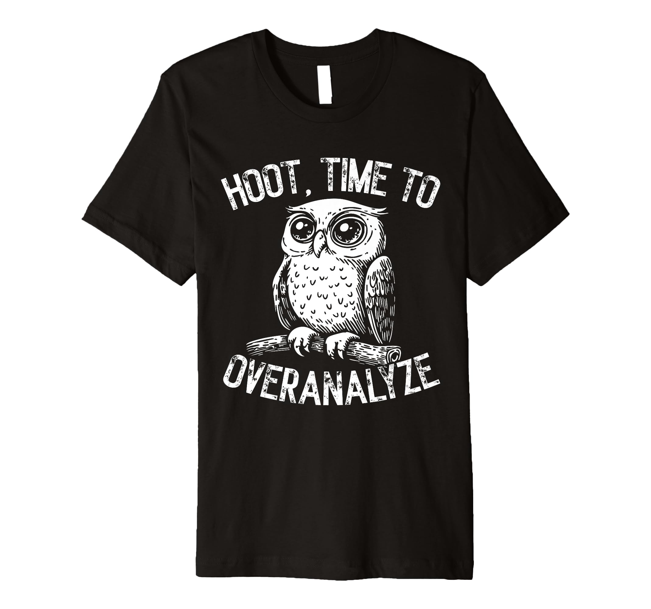 Hoot Owl Overthinkers And Deep T-Shirt - Minimalist Print for Adults - T-Shirt, Sweatshirt, Hoodie