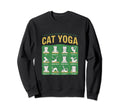 Cat Yoga Poses Cats Practicing Sweatshirt - Minimalist Print Unisex - T-Shirt, Sweatshirt, Hoodie