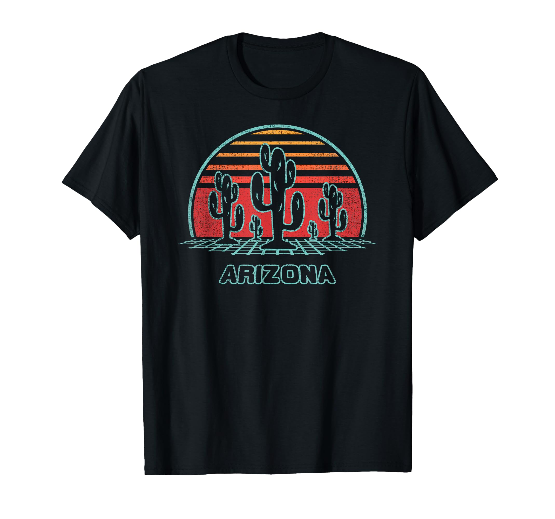 Arizona Desert Sunset 80S T-Shirt - Novelty Apparel for Adults - T-Shirt, Sweatshirt, Hoodie