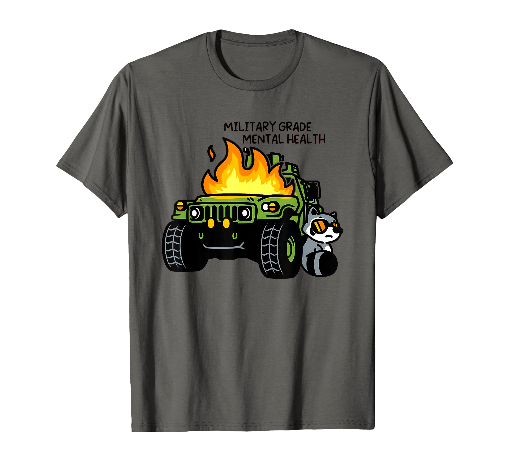 Military Grade Mental Health T-Shirt - Aesthetic Graphic Unisex - T-Shirt, Sweatshirt, Hoodie