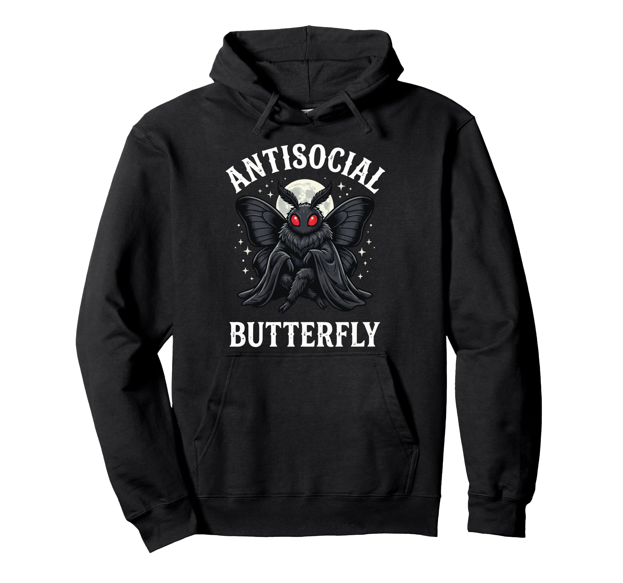 Cryptid Cryptozoology Mothman Sweatshirt - Streetwear Style for Adults - T-Shirt, Sweatshirt, Hoodie