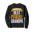 Worlds Best Pitbull Grandpa Sweatshirt - Aesthetic Graphic for Adults - T-Shirt, Sweatshirt, Hoodie