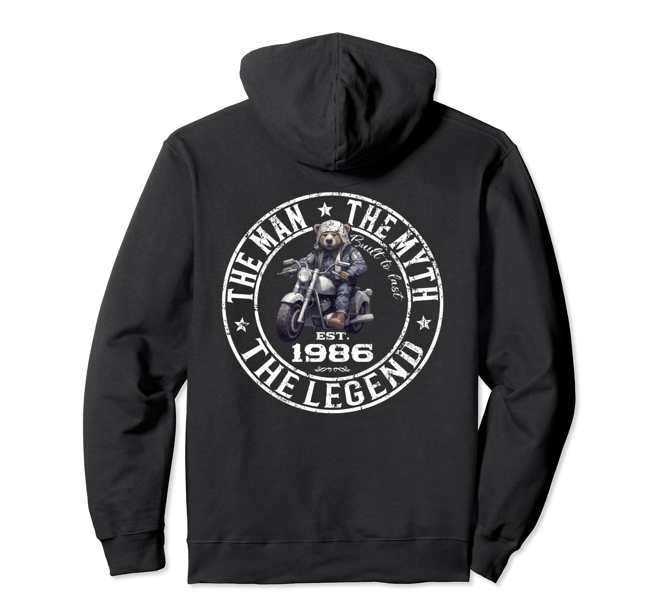 38Th Birthday Motorcycle Motorcyclist Hoodie - Custom Art Print Unisex - T-Shirt, Sweatshirt, Hoodie