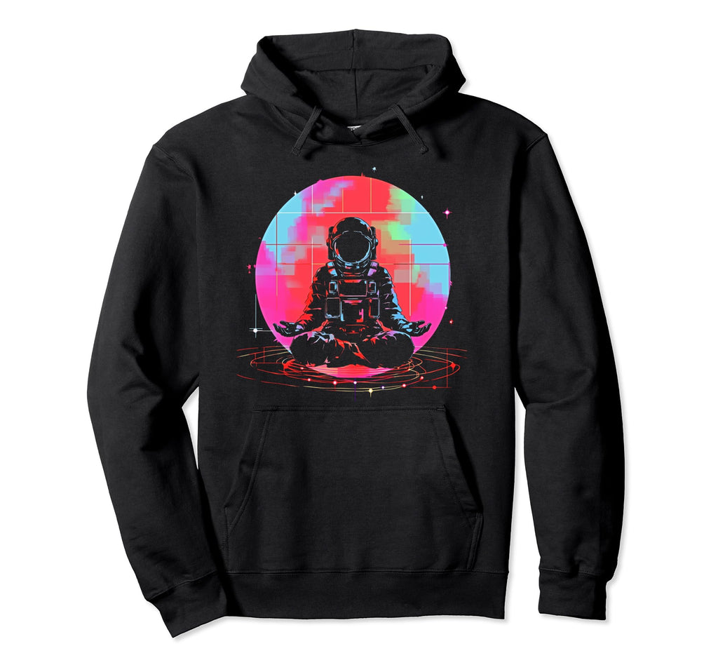 Synthwave Astronaut Cyberpunk 80S Sci Fi Hoodie - Novelty Apparel Unisex - T-Shirt, Sweatshirt, Hoodie