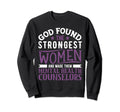 God Found Strongest Mental Health Sweatshirt - Minimalist Print Men Women - T-Shirt, Sweatshirt, Hoodie