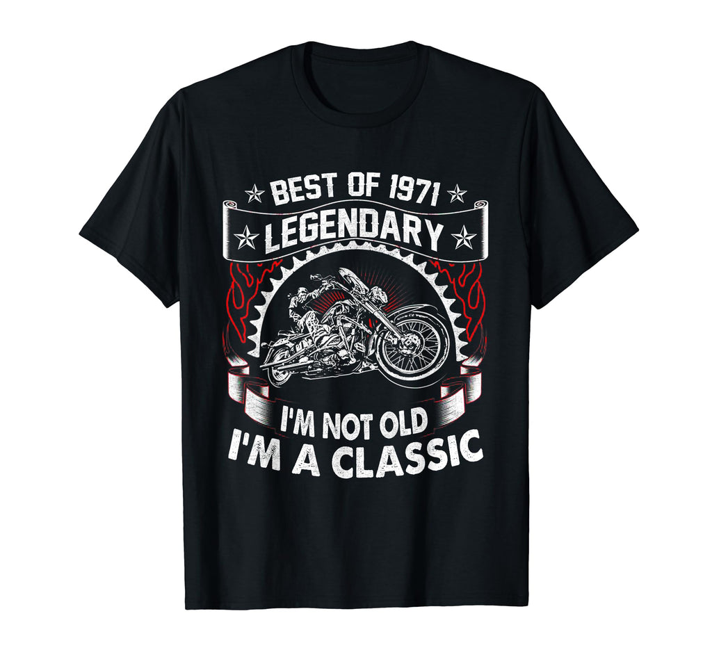 Motorcycle 1971 50 Years Old Funny T-Shirt - Unique Graphic for Adults - T-Shirt, Sweatshirt, Hoodie