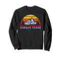 Cinque Terre Mountain Sunset Sweatshirt - Trendy Graphic for Adults - T-Shirt, Sweatshirt, Hoodie