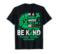 Be Kind Mental Health Awareness Green T-Shirt - Trendy Graphic Men Women - T-Shirt, Sweatshirt, Hoodie