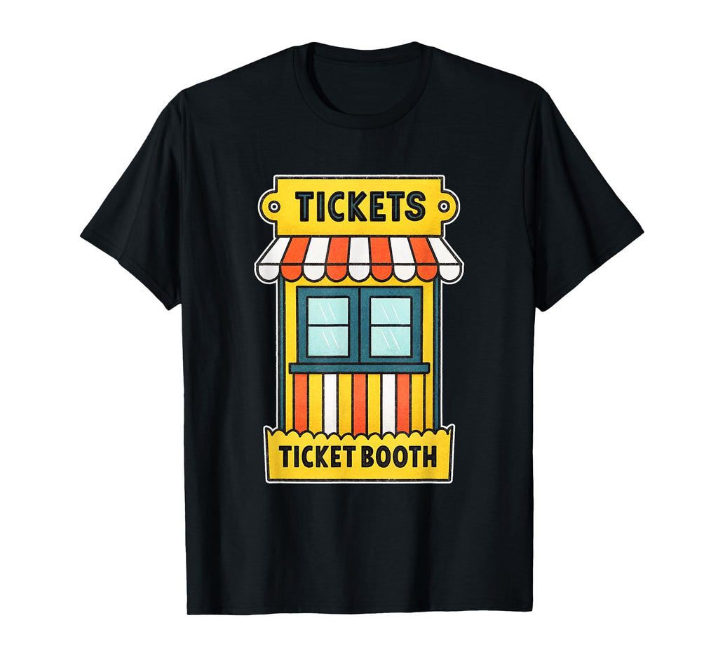 Ticket Booth Illustration T-Shirt - Novelty Apparel Men Women - T-Shirt, Sweatshirt, Hoodie