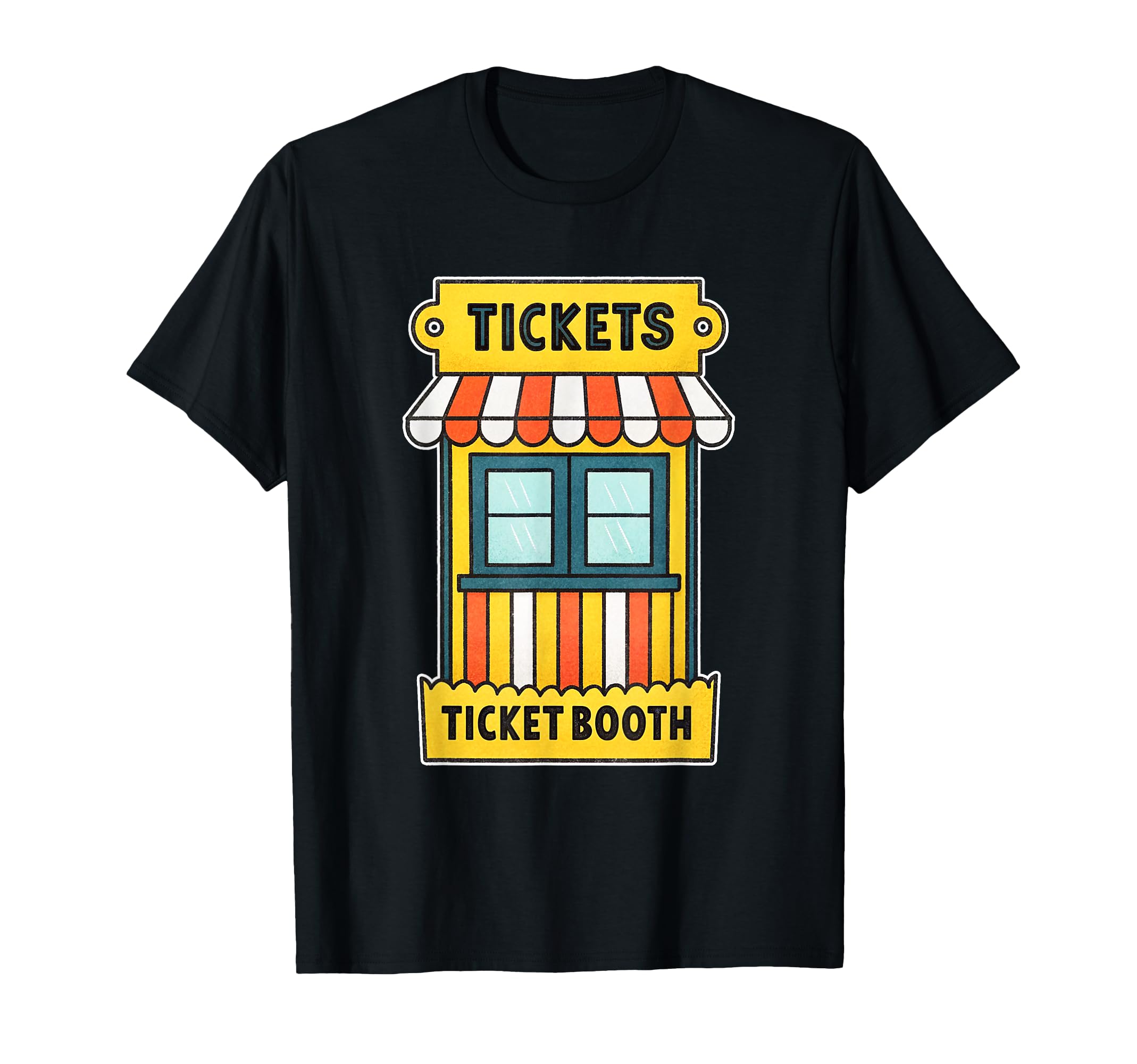 Ticket Booth Illustration T-Shirt - Novelty Apparel Men Women - T-Shirt, Sweatshirt, Hoodie