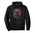 Samurai Synthwave Retrowave Colorful Hoodie - Streetwear Style for Adults - T-Shirt, Sweatshirt, Hoodie