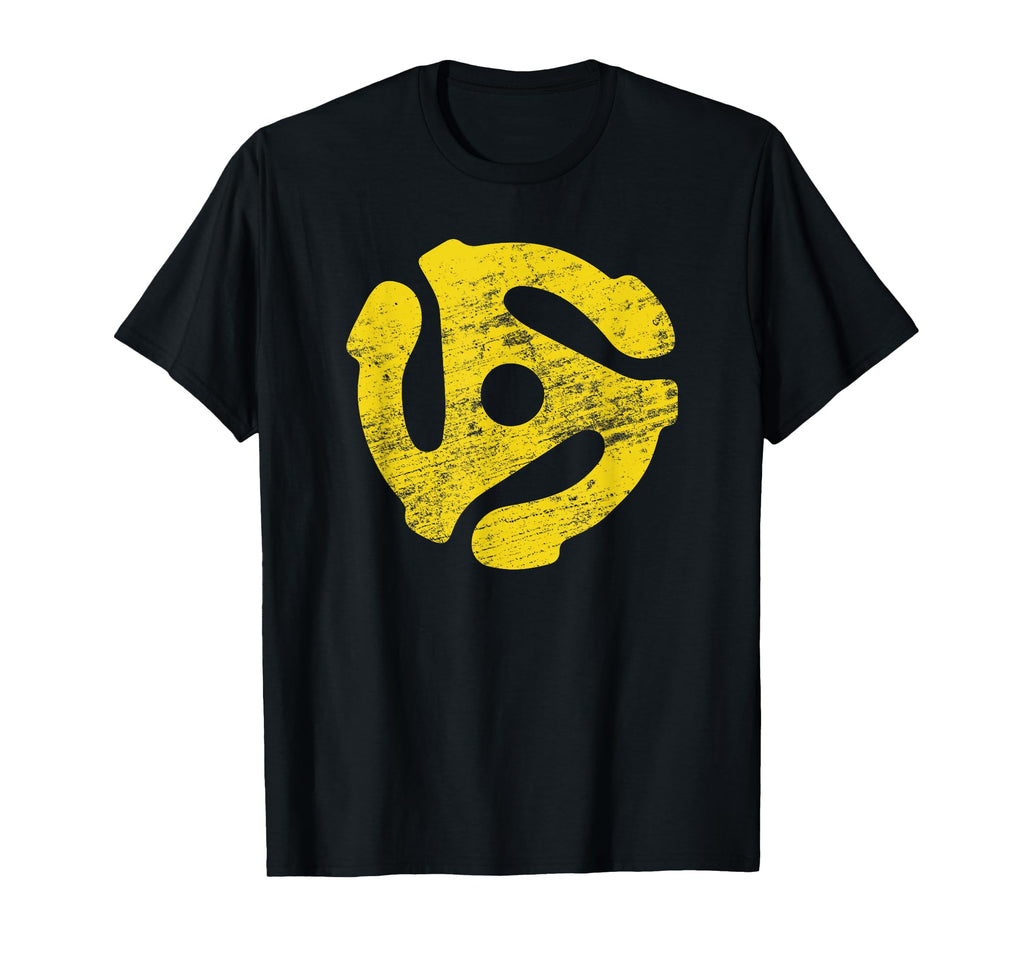 Vinyl Record 45 Rpm Spindle Adapter T-Shirt - Streetwear Style Men Women - T-Shirt, Sweatshirt, Hoodie