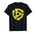 Vinyl Record 45 Rpm Spindle Adapter T-Shirt - Fun Novelty Design for Adults - T-Shirt, Sweatshirt, Hoodie