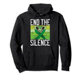 End Silence Mental Health Hoodie - Fun Novelty Design for Adults - T-Shirt, Sweatshirt, Hoodie