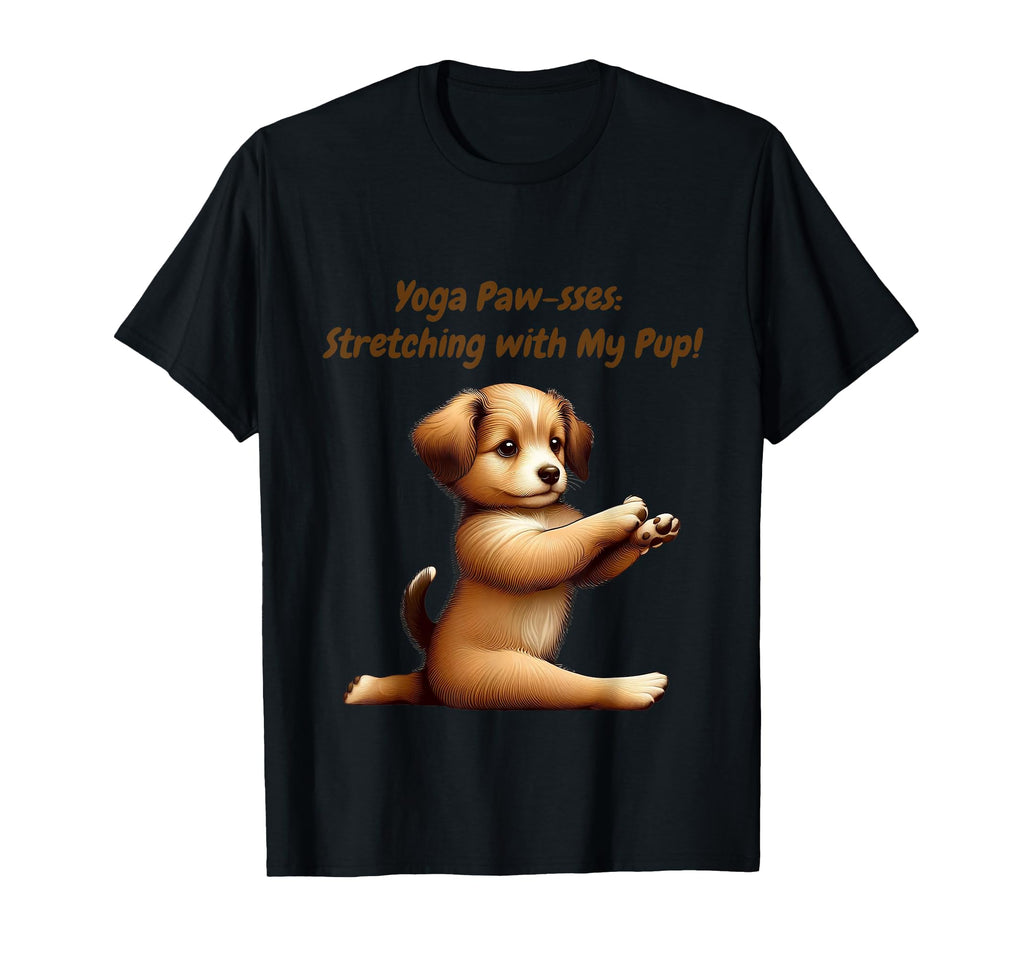 Funny Paws And Reflect Adorable Puppy T-Shirt - Unique Graphic for Adults - T-Shirt, Sweatshirt, Hoodie