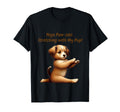 Funny Paws And Reflect Adorable Puppy T-Shirt - Unique Graphic for Adults - T-Shirt, Sweatshirt, Hoodie