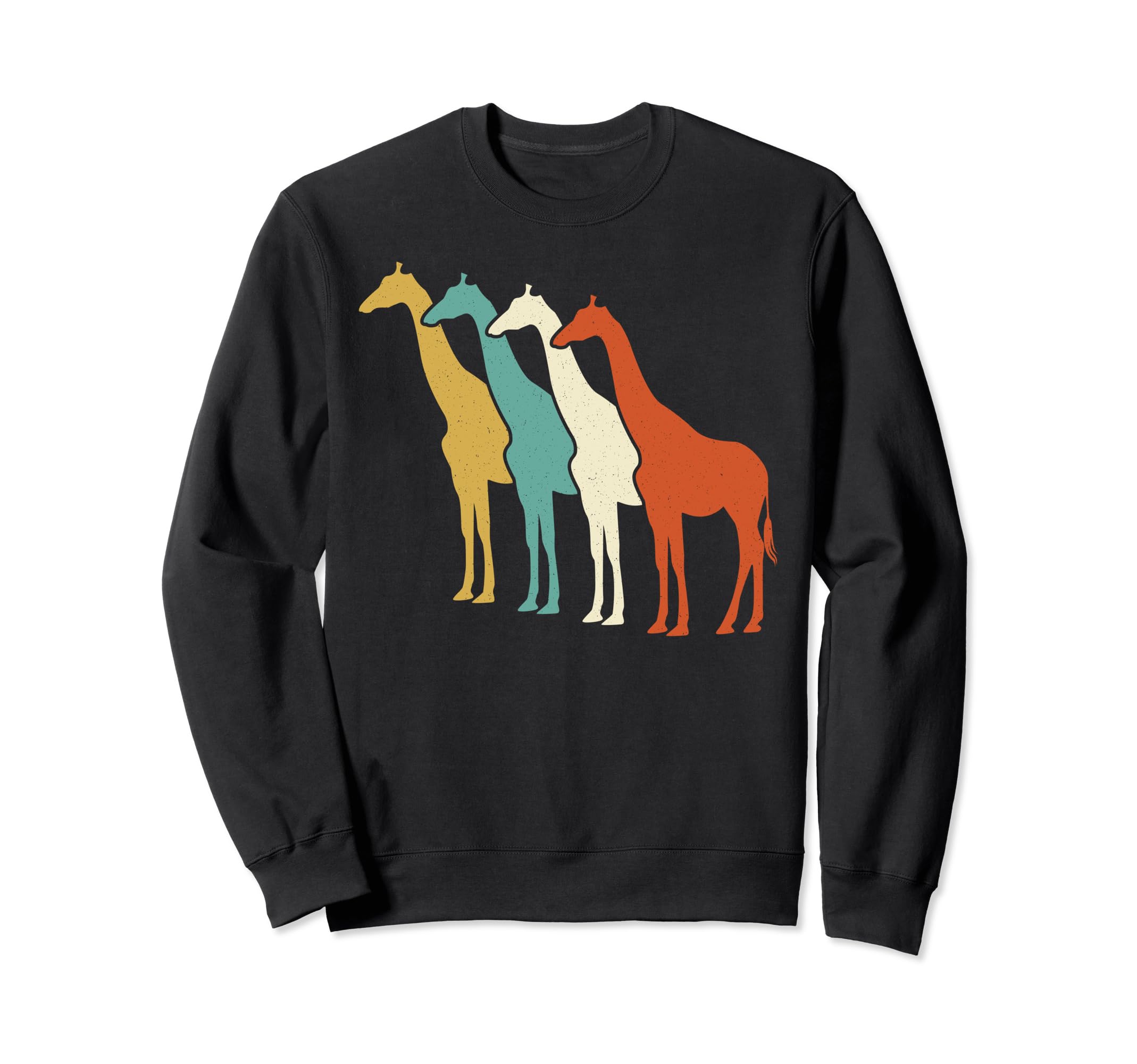 Giraffe 60S 70S Costume Animal Sweatshirt - Minimalist Print Men Women - T-Shirt, Sweatshirt, Hoodie