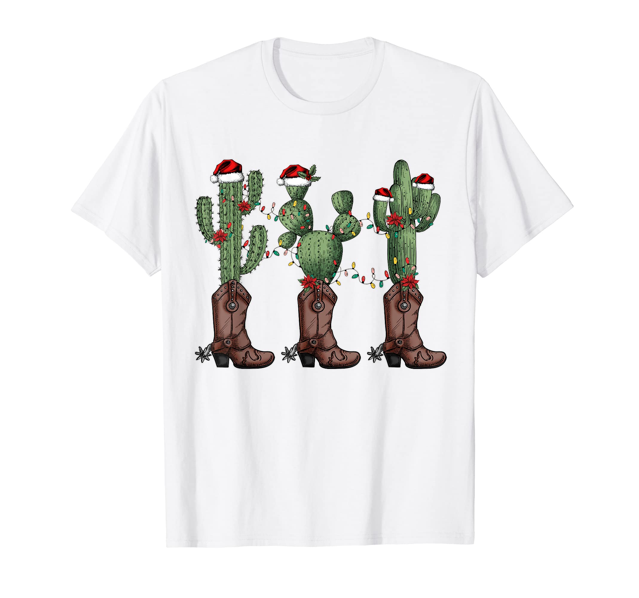 Howdy Holiday Western Cowboy T-Shirt - Fun Novelty Design for Adults - T-Shirt, Sweatshirt, Hoodie