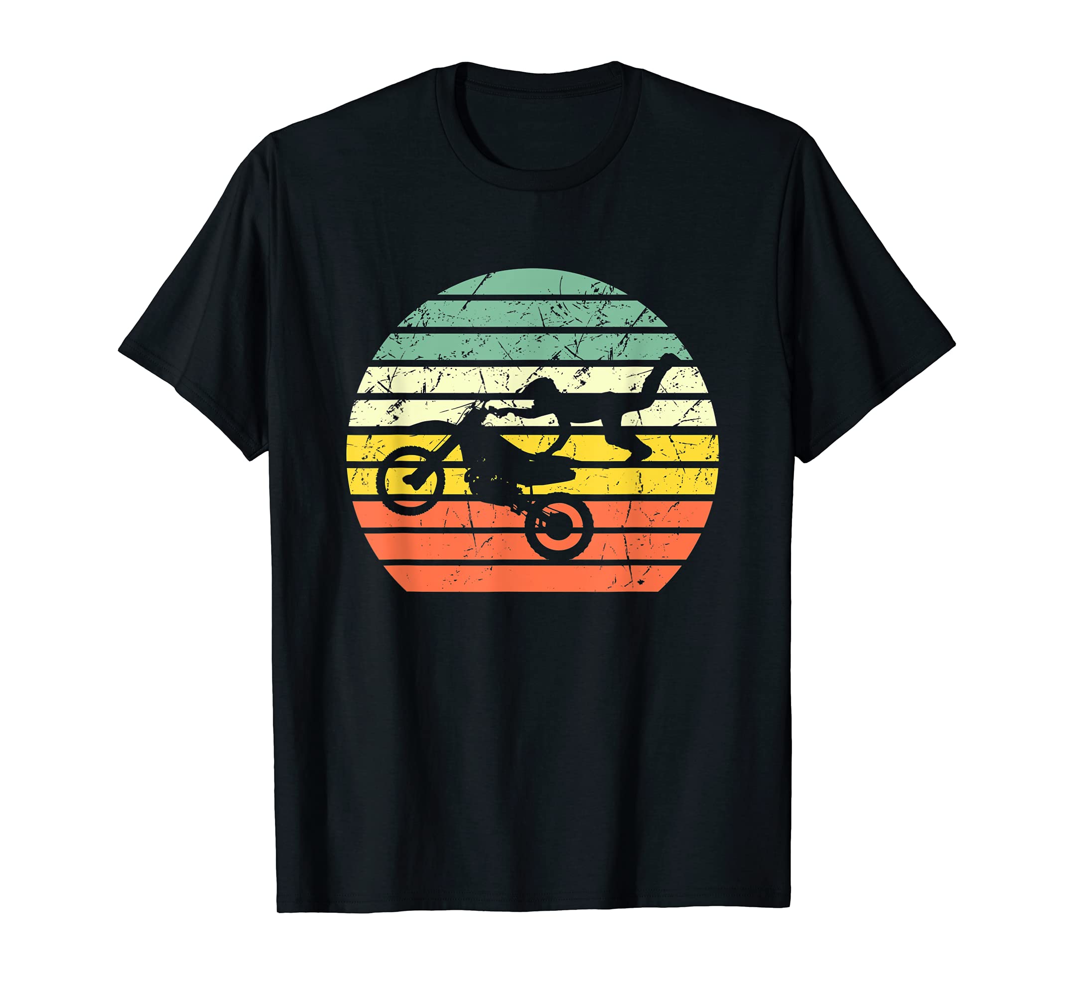 Freestyle Motocross Rider Motorcycle Sunset T-Shirt - Unique Graphic Unisex - T-Shirt, Sweatshirt, Hoodie