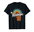 1981 Sunset Born 1981 Birthday Gift T-Shirt - Streetwear Style for Adults - T-Shirt, Sweatshirt, Hoodie