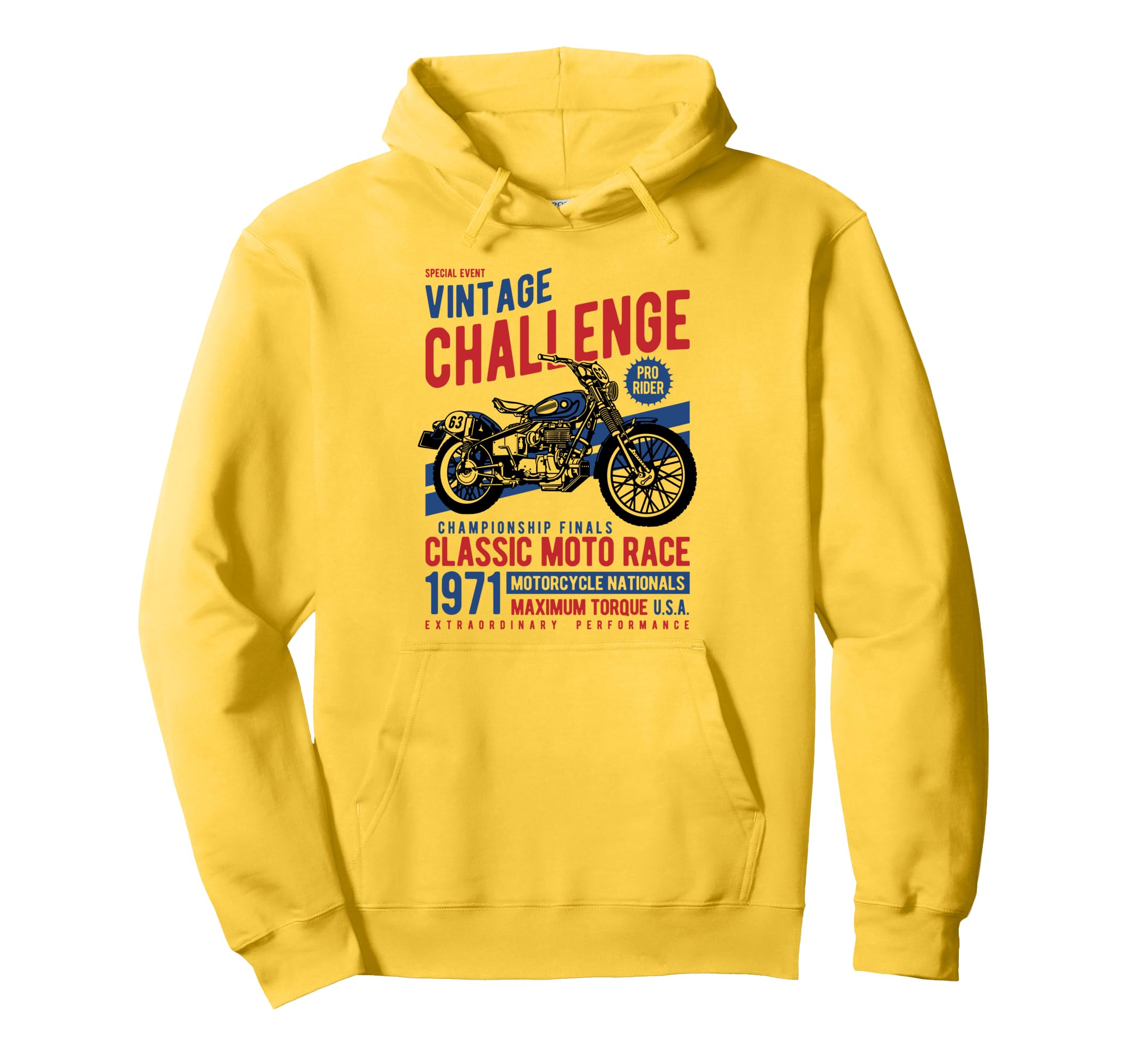 Challenge Motorcycle Race Hoodie - Custom Art Print for Adults - T-Shirt, Sweatshirt, Hoodie