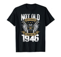 Motorcycle Biker Birthday Built 1946 T-Shirt - Novelty Apparel for Adults - T-Shirt, Sweatshirt, Hoodie